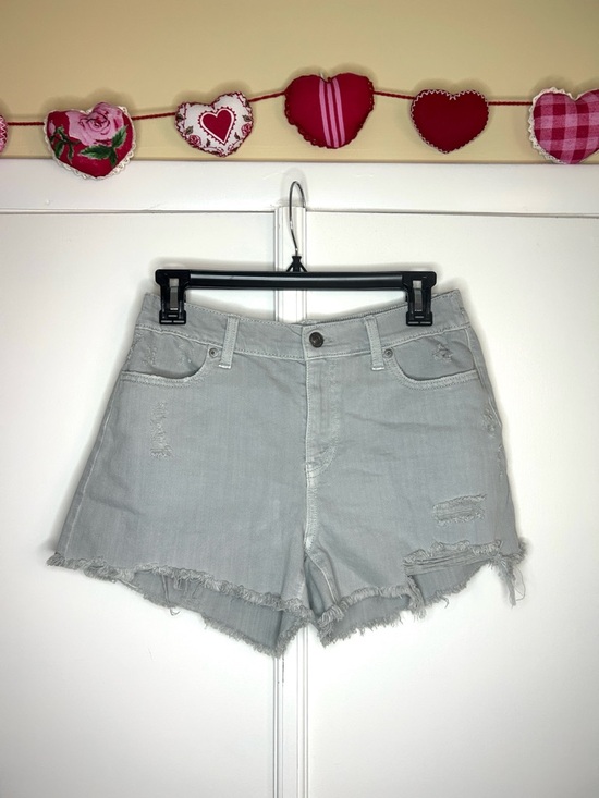 aerie Pants - Aerie Distressed Grey Denim Shorts